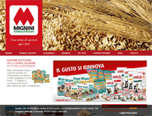 Tablet Screenshot of mignini.it